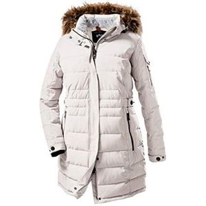 STOY Dames Wmn Quilted Prk A Parka in dons-look met afritsbare capuchon