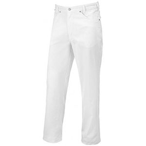 BP Med Trousers 1378-690-21 herenjeans - met vijf zakken - 97% katoen, 3% elastolefine - normaal wachtwoord - maat: 44 - kleur: wit