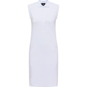 DreiMaster Piquú Bridgeport jurk voor dames, wit, M