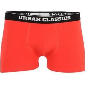 Urban Classics Herenonderbroek van biologisch katoen, verpakking van 3 stuks, biologisch katoen, ondergoed met kerstmotief, maat S tot 5XL, Nicolaus Aop+Treegreen+Popred, 3XL