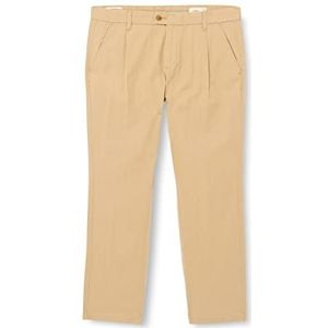 s.Oliver Big Size Lange broek voor heren, Relaxed fit, bruin, W48, Bruin, 22