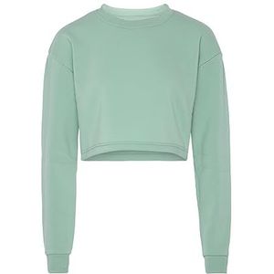 Colina Trui met lange mouwen voor dames van 100% polyester met ronde hals jade maat XXL, jade, XXL