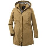 STOY Dames functionele parka met afneembare capuchon - grote maten STS 8 WMN PRK, lichtzand, 44, 38105-000