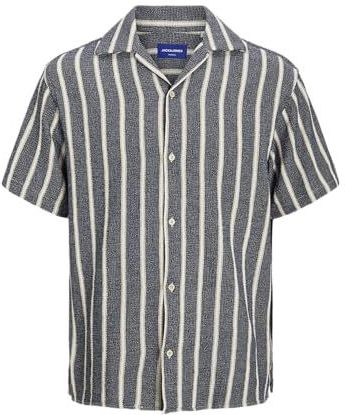 Jorcoba Stripe Resort Shirt Ss Sn, Ocean Cavern, XS