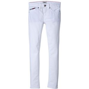 Tommy Hilfiger Meisjes Jeans, wit (100 Classic White)., 152 cm (12 Jaren)