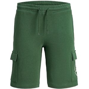 JACK&JONES JUNIOR JPSTSWIFT Cargo Sweat Shorts AUT JNR, dark green, 116 cm