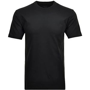 Ragman Heren dubbelpak - 2 T-shirts met ronde hals, zwart, S
