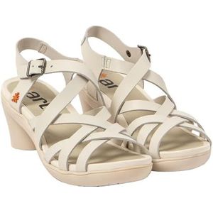 ART 1477 Alfama damessandalen met hak, Nappa Cream, 41 EU