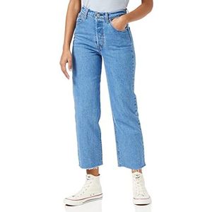 Levi's Ribcage Straight Ankle Jeans voor dames, Jazz Wave, 29W x 31L