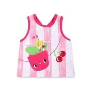 Tuc Tuc Mouwloos T-shirt voor baby's en peuters, Wit, 9 Maanden