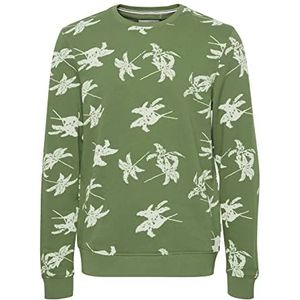 Blend Sweatshirt voor heren, sweatshirt, 180108/Dill, L, 180108/Dill, L
