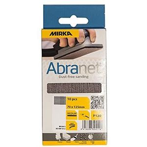 Mirka Abranet netschuurstroken 70x125 mm klittenband / korrel P240 / 10 stuks / voor het schuren van hout, plamuur, lak, kunststof / AE149F1025