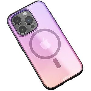 Mous Case voor iPhone 15 Pro met MagSafe Duidelijke - Clarity 2.0 - Iridescent - iPhone 15 Pro Case - Krasbestendig Kristalhelder en Slank Ontwerp - Hoesje Schokbestendig