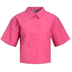 JACK & JONES Dames Jjxx Jxmission Ss Short Shirt Sn hemdblouse, Carmine Rose, XL