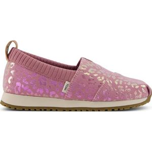 TOMS Alpargata Resident Slip-On Sneaker, Cosmic Pink Iriserende Luipaard, 13 UK, Kosmisch Roze Iriserende Luipaard, 32.5 EU