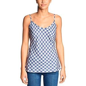 Eddie Bauer Dames Tranquil top - geruite top, blauw (vintage blauw 586), XXL