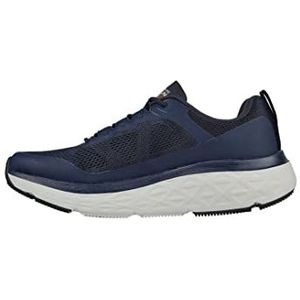 Skechers Max demping Delta Road hardloopschoen voor heren, Navy synthetisch textiel, 42.5 EU