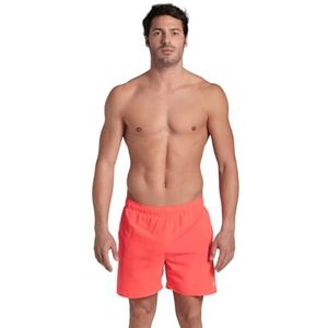 ARENA Fundamentals Boxer R strandbroek voor heren, Fluo rood-water, S