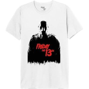 Friday the 13TH T-shirt heren, Wit, 3XL