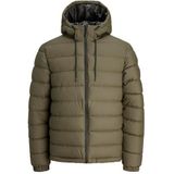 Gewatteerde donsjas JACK & JONES. Polyester materiaal. Maten L. Groen kleur