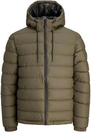 Gewatteerde donsjas JACK & JONES. Polyester materiaal. Maten L. Groen kleur