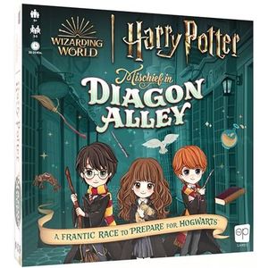 The OP USAopoly - Harry Potter™ Mischief In Diagon Alley - Dobbelspel - Perfect Voor Zowel Verzamelaars Als Harry Potter Fans - Vanaf 6 jaar - Voor 3 tot 5 Spelers - Engelstalig