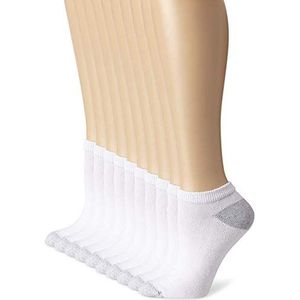 Gewatteerde atletische sokken voor dames - laag uitgesneden (maat 5-9/, Kleur: wit., 10-12