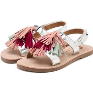 Sandalen - Zwart - Leer - Verstelbare Enkelband