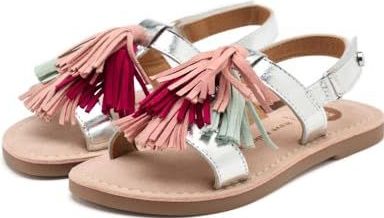 Sandalen - Zwart - Leer - Verstelbare Enkelband