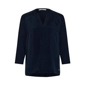 Brax Dames Style Clarissa Hybrid Uni T-shirt, Donkerblauw, 36