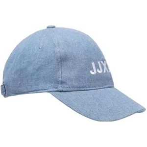 JACK & JONES Dames Jjxx Jxbasic Big Logo Denim Noos Baseball Cap, Medium Blue Denim/Detail:/Big logo on front, Eén maat