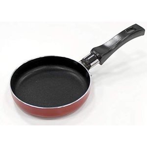 Fackelmann Mini-pan met antiaanbaklaag voor het braden van eieren, voor het maken van pannenkoeken of ovenschotels van omeletten, aluminium met teflon coating en bakelieten handvat, verschillende