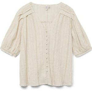 Vero Moda - Dahlia V-Neck Blouse - Beige - Dames