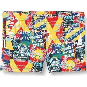 HAUTE PRESSION Jongensshorty geometrisch patroon XB23 C01 T8A, Meerkleurig, 8-14 jaar