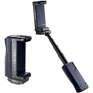 Freewell Veelzijdige Bluetooth Smartphone Selfie Grip met ARCA standaard, koude schoen mount voor iPhone, Samsung mobiele telefoon