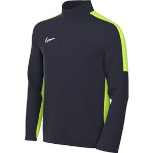 Nike Uniseks-Kind Top Met Lange Mouwen Y Nk Df Acd23 Dril Top, Obsidiaan/Volt/Wit, DR1356-452, XL