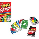 Mattel Games - UNO Remix-versie, personaliseer je kaarten en win, kaartspel voor familie en kinderen van 7 + jaar, GXD71