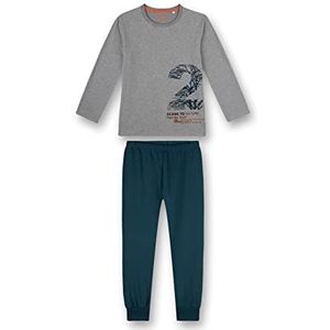 Sanetta Jongenspyjama lang grijs pyjamaset (set van 2)