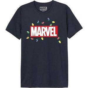 Marvel T-shirt voor heren, Marine, S