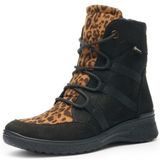 ara Dames München GTX enkellaarsje, zwart, moeren, 35 EU breed, Zwarte moeren, 35 EU Breed