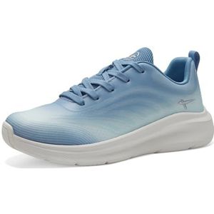 Tamaris Comfort Damessneakers, plat, sportief, veganistisch, denim, 40 EU