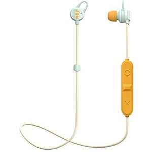 Jam HX-EP202CS Live-Loose zweetbestendige bluetooth-oortelefoon, 6 uur afspeeltijd, 10 m bereik, handsfree-functie, magnetisch kabelmanagement, lichtgewicht sporthoofdtelefoon Cream Soda