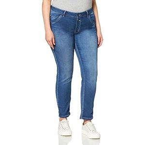 Timezone Dames Slim Nalitz 7/8 vrijetijdsbroek, Blue Denim Wash., 29W x 30L