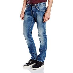 Tommy Hilfiger Denim Jeans voor heren, rechte pijpen, blauw (Roots Indigo 965), 34W x 33L