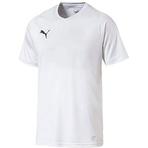 PUMA Herren, LIGA Jersey Core Jersey, Weiß (White-Black), 44/46 (Herstellergröße: S)