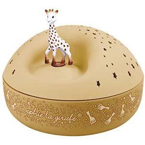 TROUSSELIER - Sophie de Giraffe. - Nachtlampje - ideaal cadeau voor kinderen - projector met muziek - figuur roterend van hout - batterijen inbegrepen
