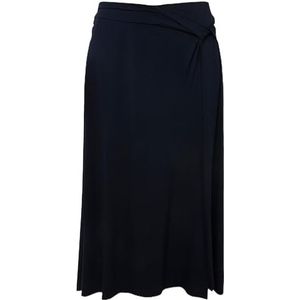 Ulla Popken Damesrok, marineblauw, 46-48