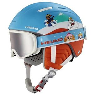 HEAD MOJO PAW SET ski- en snowboardhelm incl. bril, Paw Patrol Design, rood/blauw