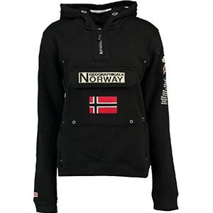 Geographical Norway Gymclass sportsweatshirt met capuchon voor jongens, zwart., 8 Jaren