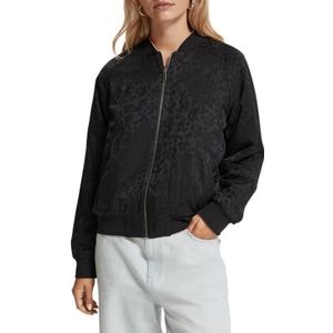 Scotch & Soda Omkeerbare bedrukte bomberjas voor dames, Tie Dye Rope 6983, XS